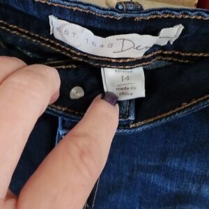 Est. 1946 Denim Classic Blue Dark Wash High Waist Jean Shorts Size 14